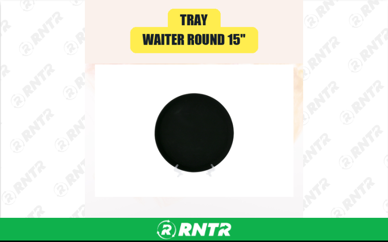 Generic Tray -  Waiter Round 15 – For rent in san-marcos, california – aras party rentals | RNTR.com – Image 1