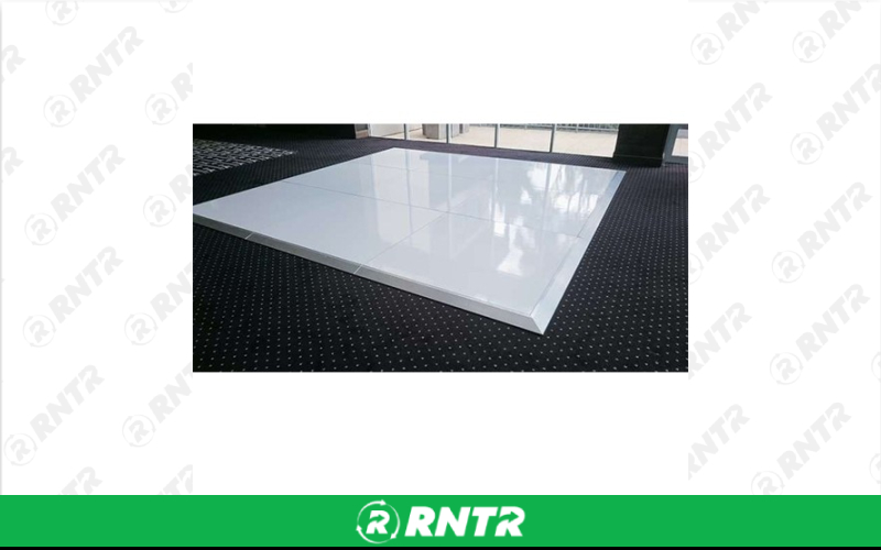 Generic White Dance Floor (4x4) – For rent in san-marcos, california – aras party rentals | RNTR.com – Image 1