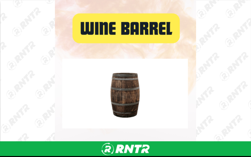 Generic Wine Barrel - Rustic Decorative Wooden Barrel (36.5 H x 22 W) – For rent in san-marcos, california – aras party rentals | RNTR.com – Image 1