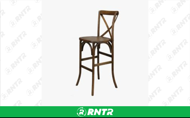 Generic X Back Barstool – For rent in north-augusta, south-carolina – iParty Event Rentals  | RNTR.com – Image 1