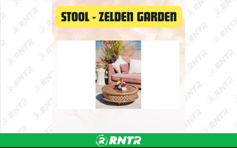 Generic Zelden Garden Stool Rental - Decorative Outdoor & Indoor Accent Stool – For rent in san-marcos, california – aras party rentals | RNTR.com – Image 1