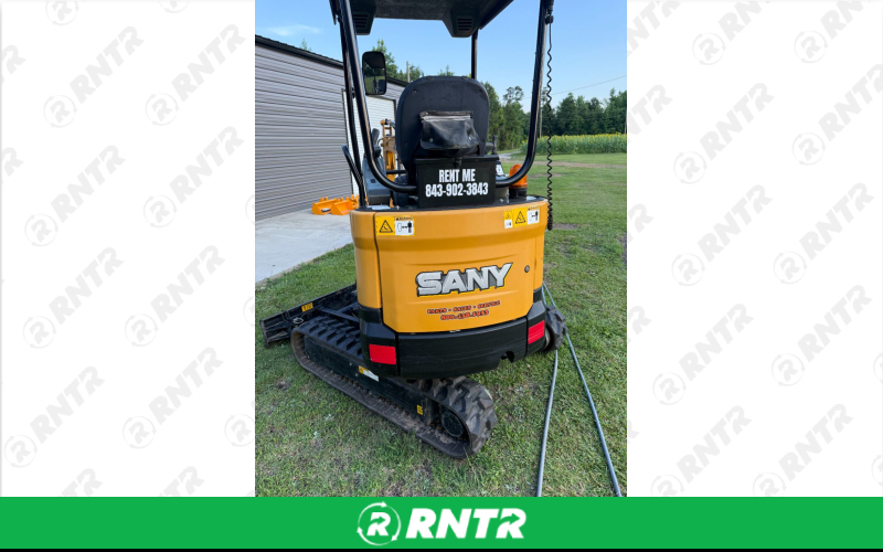 Sany 2 Ton Mini Excavator – For rent in Green Sea, South Carolina – Graham Rentals | RNTR.com – Image 3 of 4