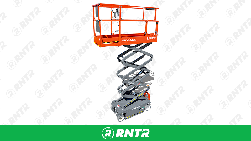 Skyjack Scissor Lift -  20'-26' Electric – For rent in wenonah, new-jersey – Y By Rental | RNTR.com – Image 1