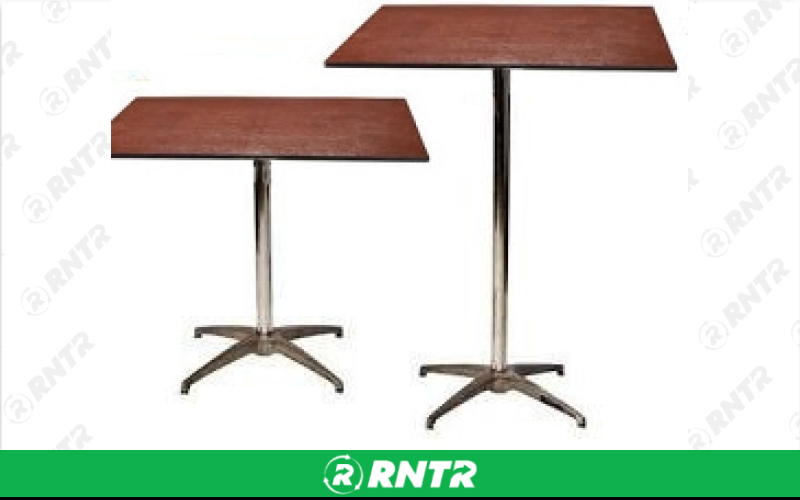 Maywood Furniture Corp. 30 Square Table (30x30x42tall) STANDING Height – For rent in wenonah, new-jersey – Y By Rental | RNTR.com – Image 1