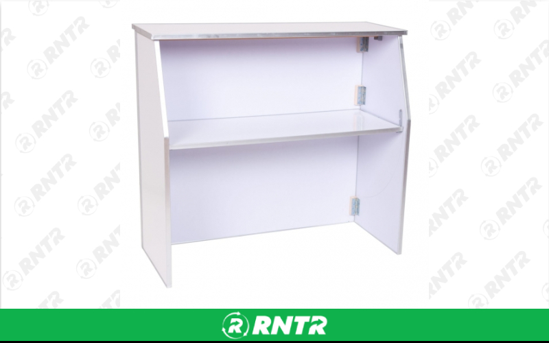 Generic 4 Foot White Formica Bar – For rent in wenonah, new-jersey – Y By Rental | RNTR.com – Image 1