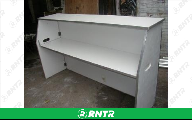 Generic 4 Foot White Formica Bar – For rent in Wenonah, New Jersey – Y By Rental | RNTR.com – Image 2 of 3