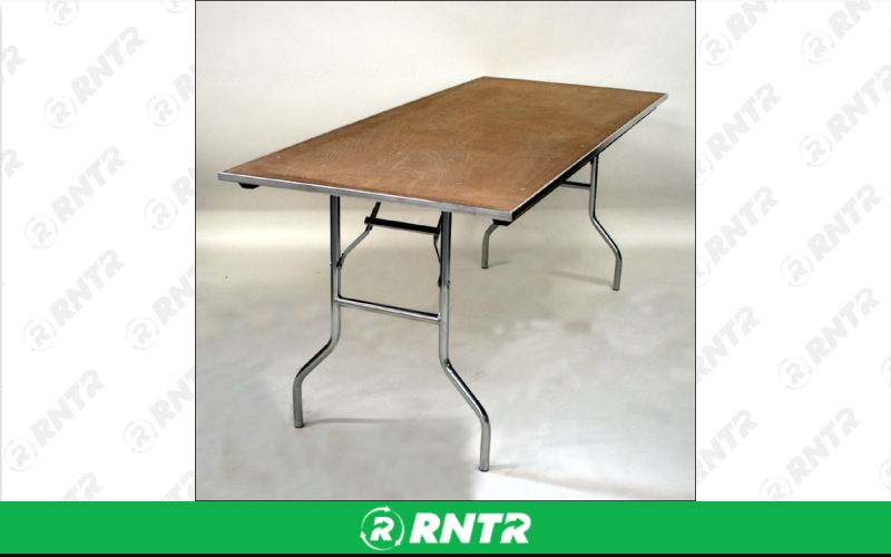 Maywood Furniture Corp. 8' Banquet Table – For rent in Wenonah, New Jersey – Y By Rental | RNTR.com – Image 2 of 3