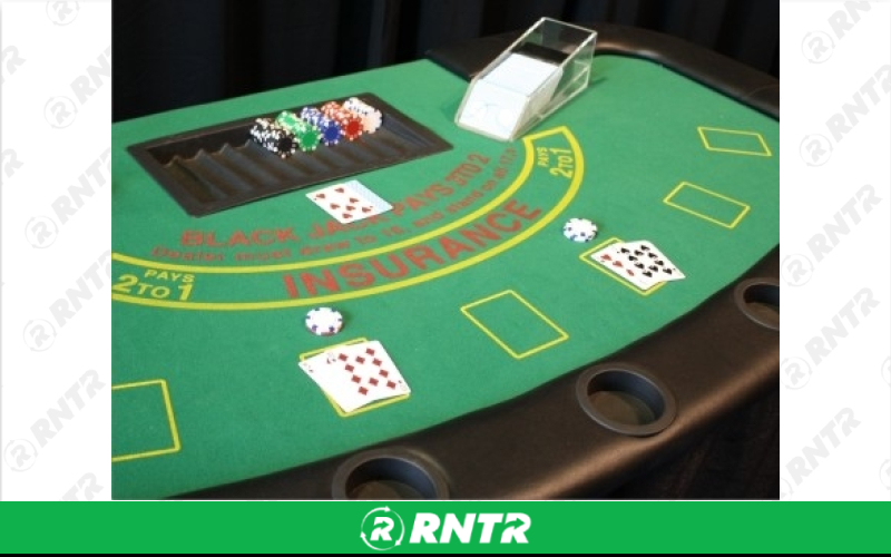 Generic Black Jack Table – For rent in wenonah, new-jersey – Y By Rental | RNTR.com – Image 1