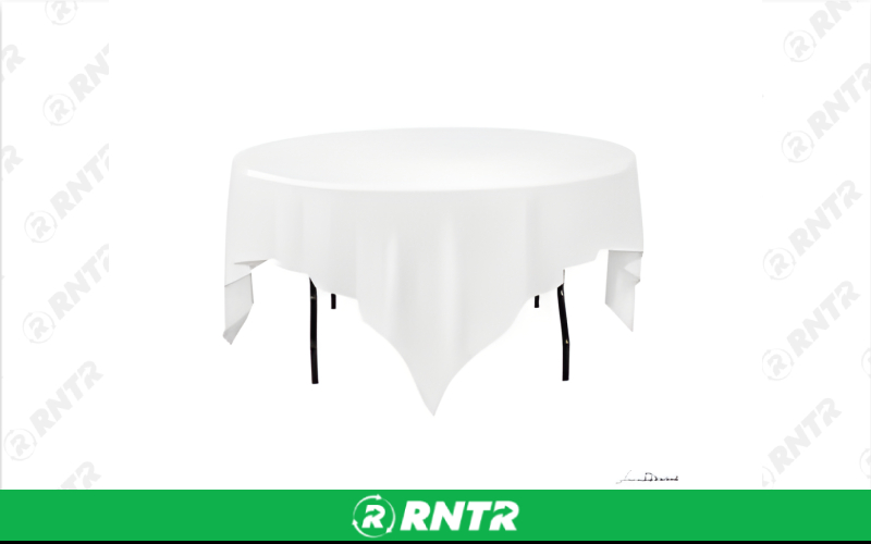 Generic LINEN - 85 SQUARE -WHITE/IVORY/BLK – For rent in isanti, minnesota – Isanti Rental Inc | RNTR.com – Image 1