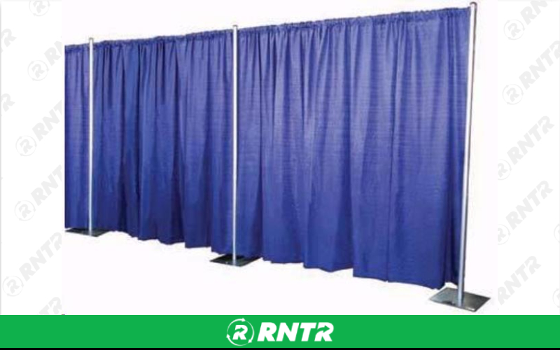 Generic Pipe & Drape -  10' High -  Standard (banjo cloth) – For rent in wenonah, new-jersey – Y By Rental | RNTR.com – Image 1