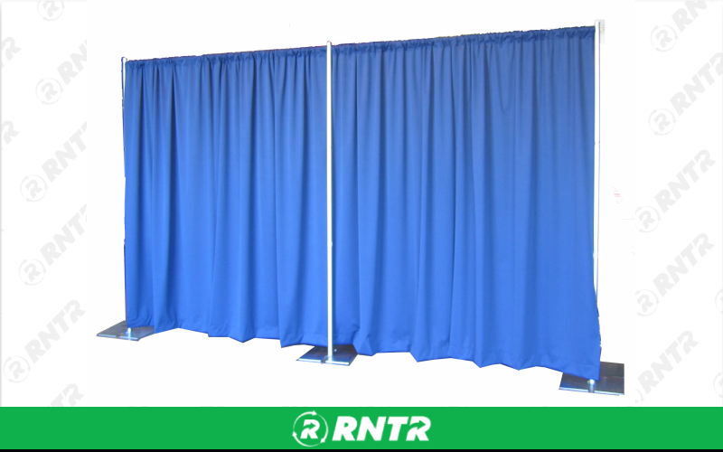 Exclusively Expo Pipe & Drape -  8' High -  Standard (banjo cloth) – For rent in wenonah, new-jersey – Y By Rental | RNTR.com – Image 1