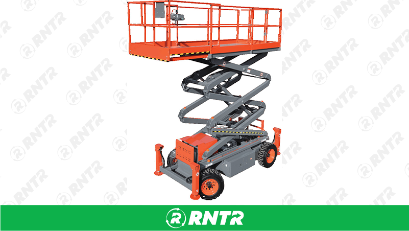 Skyjack Scissor Lift -  45'-50' Rough Terrain – For rent in wenonah, new-jersey – Y By Rental | RNTR.com – Image 1