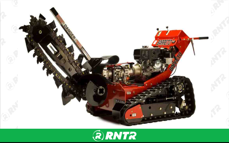Barreto Trencher -  4' Deep (6 wide cut) Tracked – For rent in wenonah, new-jersey – Y By Rental | RNTR.com – Image 1