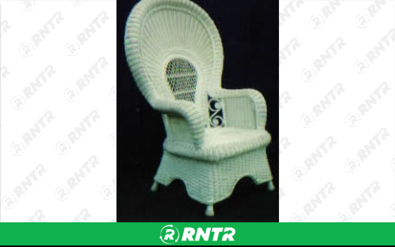 Generic Wicker Throne Chair – For rent in wenonah, new-jersey – Y By Rental | RNTR.com – Image 1