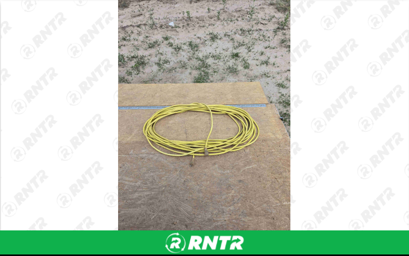Yellow 100ft Extension Cord – For rent in san-antonio, texas – McQueeneys  | RNTR.com – Image 1