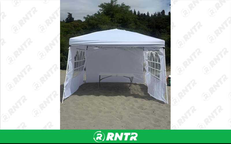 Pone.Vora 10x10ft White Pop-Up Canopy Tent - Party &amp; Event – For rent in Seattle, Washington – Seattle Event Co | RNTR.com – Image 3 of 4