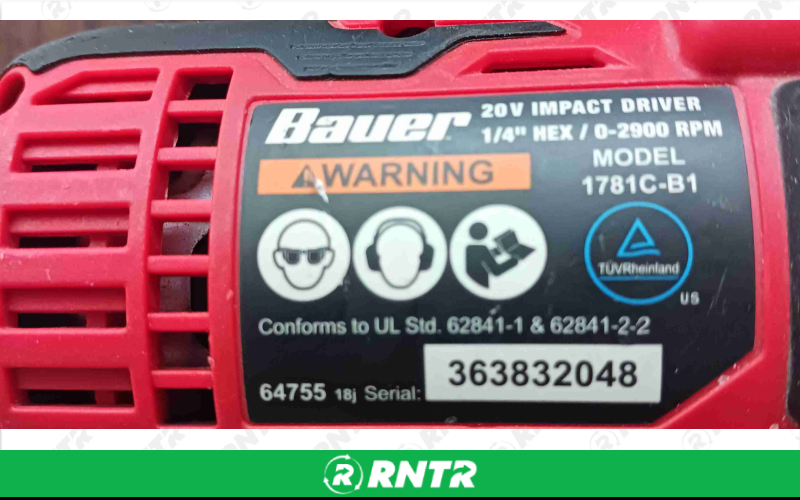 Bauer Bauer 20V Lithium Drill – For rent in Dallas, Texas – Great Tools | RNTR.com – Image 2 of 4