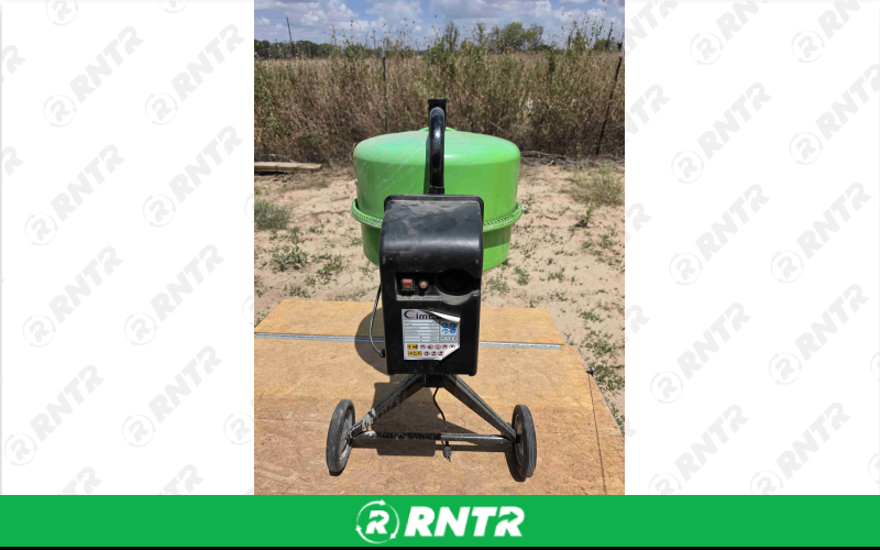 Green Concrete Mixer – For rent in san-antonio, texas – McQueeneys  | RNTR.com – Image 1