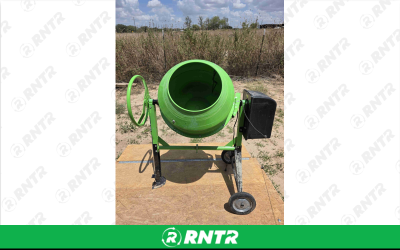 Green Concrete Mixer – For rent in San Antonio, Texas – McQueeneys | RNTR.com – Image 3 of 5