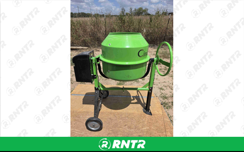 Green Concrete Mixer – For rent in San Antonio, Texas – McQueeneys | RNTR.com – Image 4 of 5