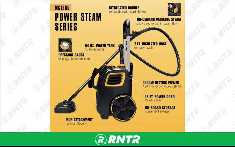 McCulloch McCulloch MC1385 Canister Steam Cleaner – For rent in Miami, Florida – Xclusive One Cleaning | RNTR.com – Image 2 of 3