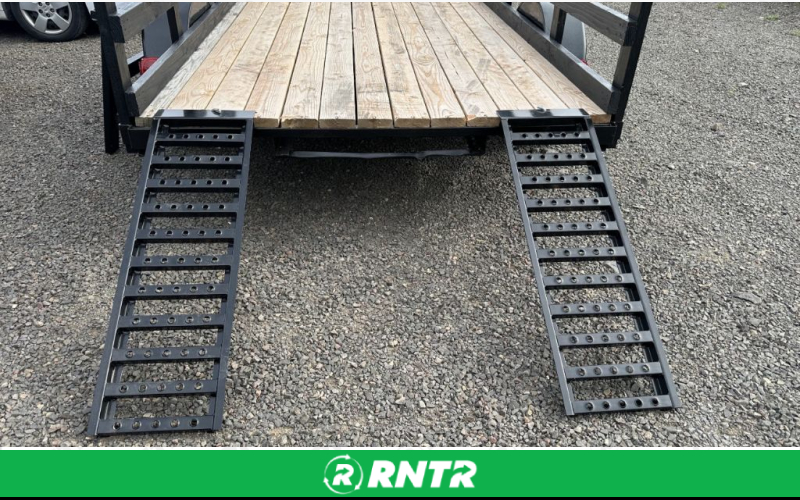 MS Trailers 10ft Utility Trailer – For rent in Eagle Point, Oregon – EDS Rentals | RNTR.com – Image 2 of 9