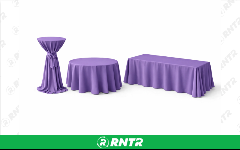 Generic 120 Round Linen - Dark Lilac – For rent in new-braunfels, texas – Hill Country Event Rentals | RNTR.com – Image 1
