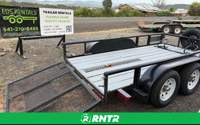 Hi Rollin 12ft Utility Trailer – For rent in eagle-point, oregon – EDS Rentals | RNTR.com – Image 1