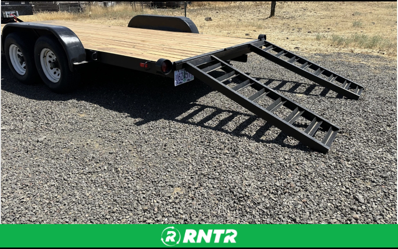 Morgan Built 18ft Flatbed Trailer – For rent in eagle-point, oregon – EDS Rentals | RNTR.com – Image 1