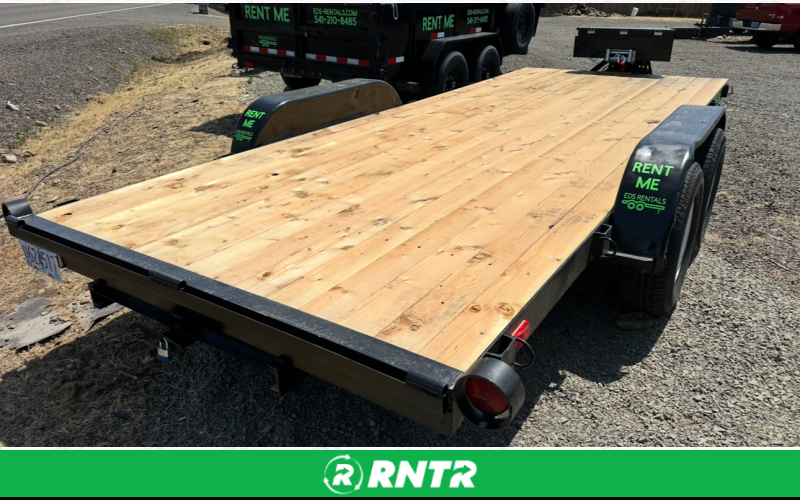 Morgan Built 18ft Flatbed Trailer – For rent in Eagle Point, Oregon – EDS Rentals | RNTR.com – Image 3 of 5