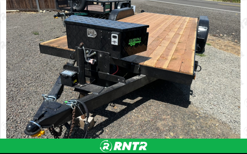 Morgan Built 18ft Flatbed Trailer – For rent in Eagle Point, Oregon – EDS Rentals | RNTR.com – Image 4 of 5
