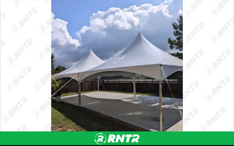 Generic 20ft x 40ft High Peak Tent – For rent in New Braunfels, Texas – Hill Country Event Rentals | RNTR.com – Image 2 of 2