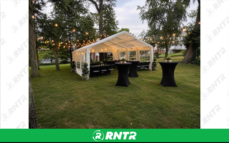 quictent 20x20 heavy duty tent – For rent in oakdale, pennsylvania – KS Party Rentals | RNTR.com – Image 1