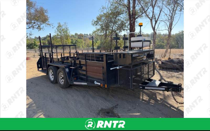 marksman equipment trailer 6.5 x 14 x 3 equipment utility trailer – For rent in alpine, california – VerifiedTrailerRentals | RNTR.com – Image 1