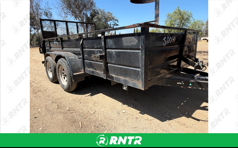 texas trailer  6 x 12 x 3 equipment trailer 5500 lbs payload – For rent in alpine, california – VerifiedTrailerRentals | RNTR.com – Image 1