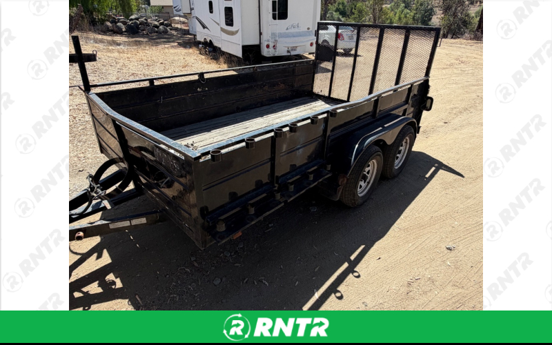 texas trailer  6 x 12 x 3 equipment trailer 5500 lbs payload – For rent in Alpine, California – VerifiedTrailerRentals | RNTR.com – Image 5 of 10