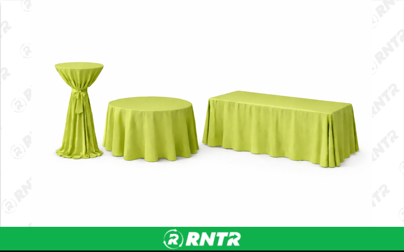 Generic 90 x 56 Rectangular Linen - Lime – For rent in new-braunfels, texas – Hill Country Event Rentals | RNTR.com – Image 1