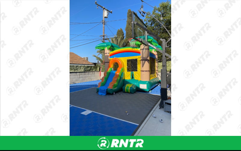Bounce House w/ Slide 12x17 Tropical Breeze Commercial Grade Bounce House w/ Slide 12x17 Tropical Breeze Commercial Grade – For rent in Anaheim, California – Race Track Inflateables | RNTR.com – Image 2 of 4