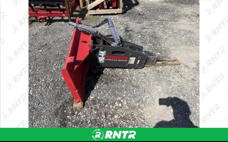 STRIKER TOKU AMERICA INC BREAKER -  4M HYDRAULIC SKID STEER RAMMER 550 FT LBS – For rent in Ontario, New York – Altra Rental | RNTR.com – Image 3 of 3