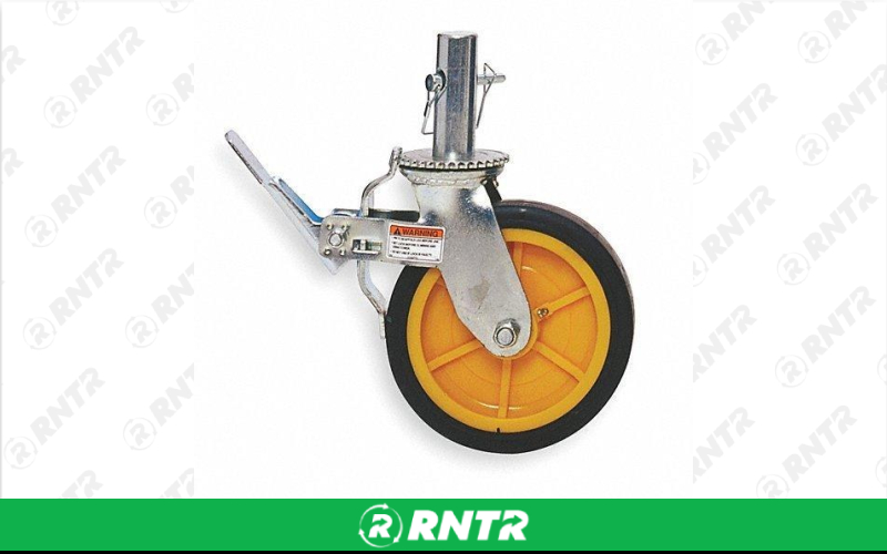 BILJAX-HAULOTTE US CASTER -  8 ROUND -  #6 YELLOW HUB -  500 LB CAPACITY – For rent in ontario, new-york – Altra Rental | RNTR.com – Image 1