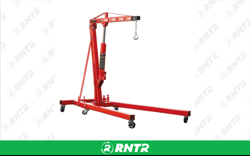 JET-JPW INDUSTRIES -  INC ENGINE HOIST -  CAPACITY 1100 TO 4000 LBS. -  FOLDING STYLE -  MAX HEIGHTH 88 3/8 – For rent in ontario, new-york – Altra Rental | RNTR.com – Image 1