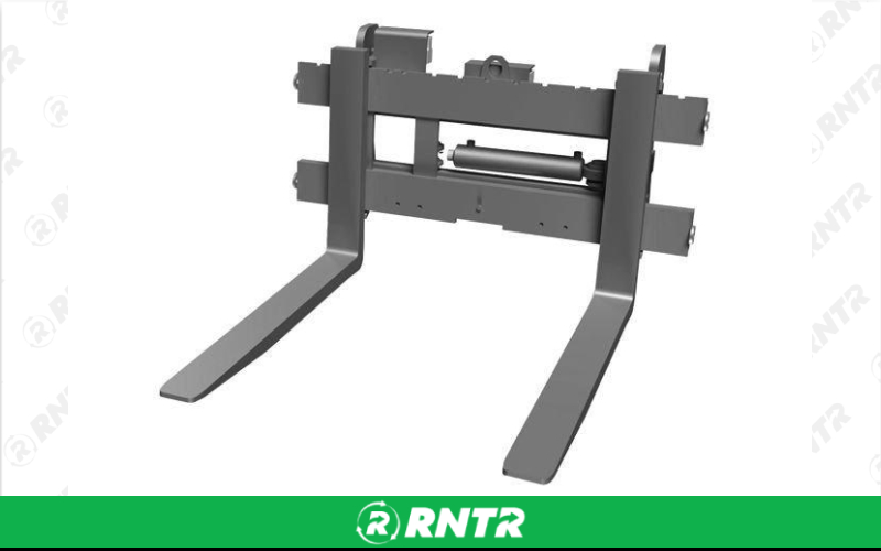 WACKER NEUSON SALES FORKS -  48 PALLET WITH BRICK GUARD -  SOLID FORK RAIL -  SKIDSTEER MOUNT FOR TH627 – For rent in ontario, new-york – Altra Rental | RNTR.com – Image 1