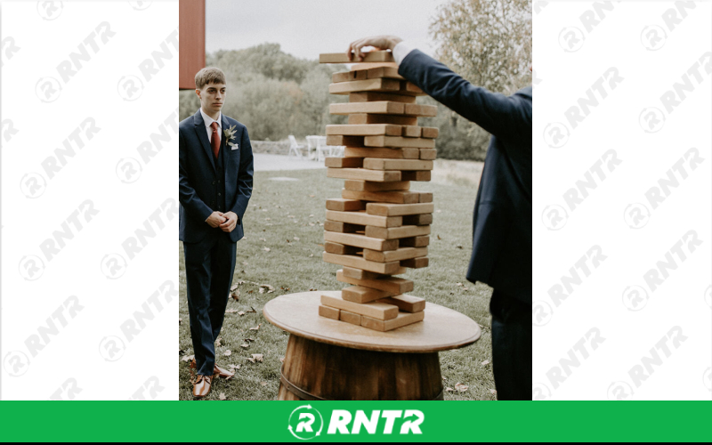 Generic Giant Jenga – For rent in new-braunfels, texas – Hill Country Event Rentals | RNTR.com – Image 1