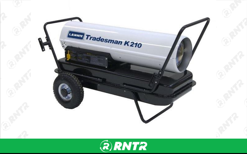 LB WHITE COMPANY INC HEATER -  KEROSENE -  210000 BTU -  FORCED AIR W/THERMOSTAT – For rent in ontario, new-york – Altra Rental | RNTR.com – Image 1