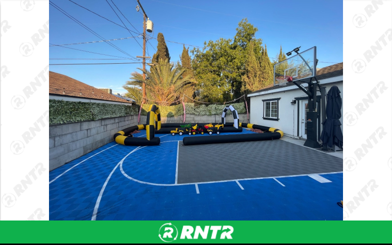 Inflatable Construction track theme with ride on vehicles Inflatable Construction track theme with ride on vehicles – For rent in Anaheim, California – Race Track Inflateables | RNTR.com – Image 13 of 13