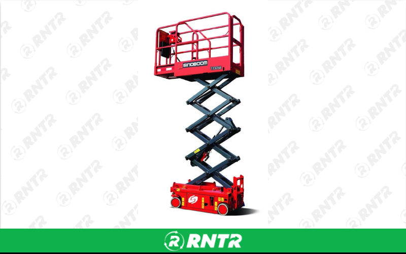 SINOBOOM NORTH AMERICA LIFT -  SCISSOR 13' PLATFORM HEIGHT- 18' REACH – For rent in ontario, new-york – Altra Rental | RNTR.com – Image 1