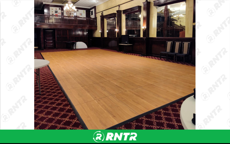 Generic Maple Dance Floor - 18' x 18' – For rent in New Braunfels, Texas – Hill Country Event Rentals | RNTR.com – Image 2 of 2