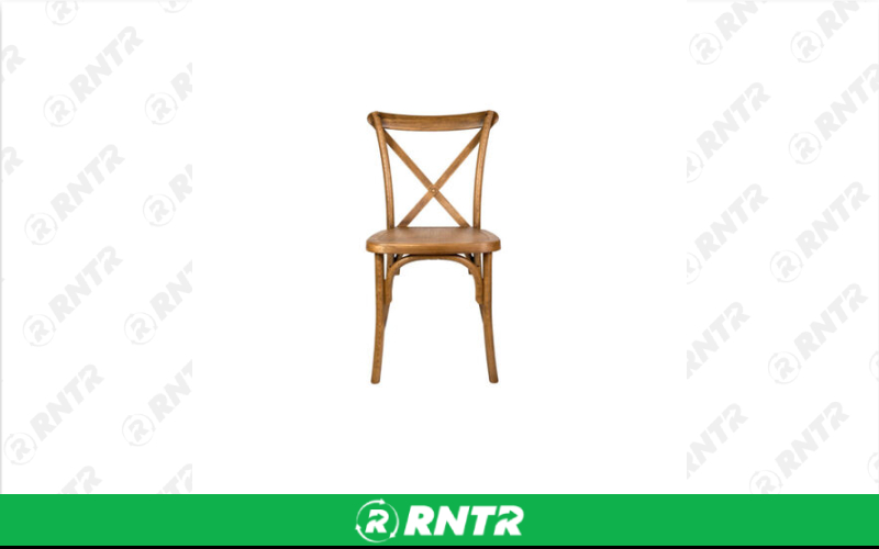 Generic Sonoma Cross Back Chair – For rent in New Braunfels, Texas – Hill Country Event Rentals | RNTR.com – Image 3 of 3