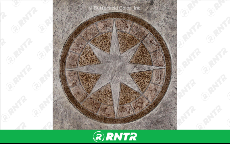 BUTTERFIELD SIKA COLOR- A STAMPS -  CONCRETE -  48 X 48 WINDROSE -  BLUE – For rent in ontario, new-york – Altra Rental | RNTR.com – Image 1
