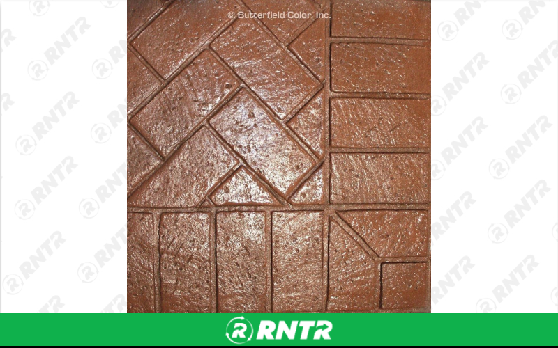 BUTTERFIELD SIKA COLOR- A STAMPS -  CONCRETE -  NEW BRICK SOLDIER COURSE BORDER – For rent in ontario, new-york – Altra Rental | RNTR.com – Image 1